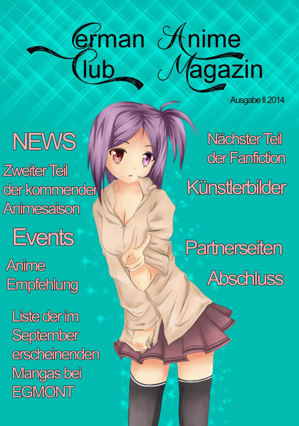 Germananimeclub Magazin 2 Titelblatt