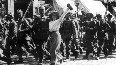 Juli-Krise 1914 und 1. Weltkrieg Zeitung Historik