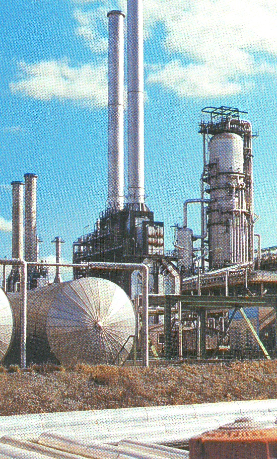 Oil and Gas industry Corrosion Corrosion protection at the oil refinery plant 