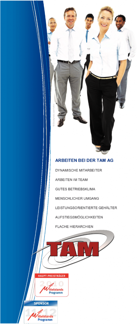 Trend@dress Medien AG Freie Stellen bei der TAM AG Freie Stellen: Vertriebs-Center-Agenten, Baden-Baden