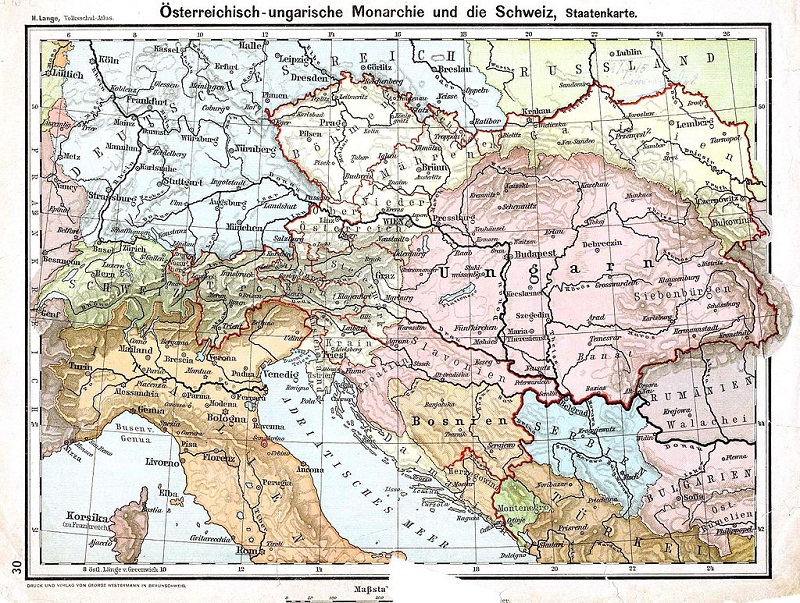 Burgenland Gebiete, der abgesiedelten Kroaten